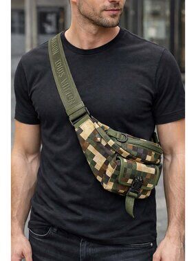 Louis Vuitton Motion Damoflage Green/Khaki Bumbag Crossbody Mens/Unisex-PreOwned